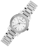 Burberry The City Diamonds Silver Dial Silver Steel Strap Watch for Women - BU9220 Authentic Buy Shop Now