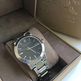 Burberry The City Black Dial Silver Stainless Steel Strap Watch for Women - BU9001 Authentic Buy Shop Now