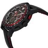Burberry City Chronograph Black Dial Black Leather Strap Watch for Men - BU9803 Authentic Buy Shop Now