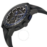 Burberry The City Chronograph Black Dial Black Rubber Strap Watch For Men - BU9806 Authentic Buy Shop Now