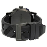 Burberry The City Chronograph Black Dial Black Rubber Strap Watch For Men - BU9806 Authentic Buy Shop Now