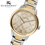 Burberry The Classic Champagne Gold Dial Two Tone Steel Strap Watch for Women - BU10118 Authentic Buy Shop Now