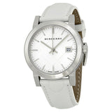 Burberry The City White Dial White Leather Strap Watch for Women - BU9128 Authentic Buy Shop Now