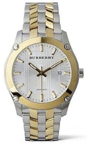 Burberry Heritage Silver Dial Two Tone Steel Strap Watch for Women - BU1857 Authentic Buy Shop Now