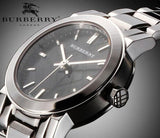Burberry The City Black Dial Silver Steel Strap Watch for Women - BU9201 Authentic Buy Shop Now