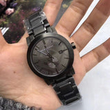 Burberry The City Black Dial Black Steel Strap Watch for Men - BU9902 Authentic Buy Shop Now