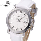 Burberry The City White Dial White Leather Strap Watch for Women - BU9128 Authentic Buy Shop Now