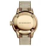 Burberry The Classic Gold Dial Brown Leather Strap Watch for Women - BU10114 Authentic Buy Shop Now