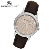 Burberry The City Gold Dial Brown Leather Strap Watch for Men - BU9011 Authentic Buy Shop Now