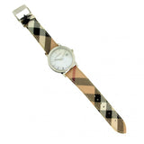 Burberry The City Silver Dial Brown Leather Strap Watch for Women - BU9025 Authentic Buy Shop Now