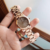 Burberry The City Nude Dial Rose Gold Steel Strap Watch for Women - BU9228 Authentic Buy Shop Now