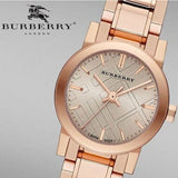 Burberry The City Nude Dial Rose Gold Steel Strap Watch for Women - BU9228 Authentic Buy Shop Now