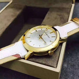 Burberry The City White Dial White Leather Strap Watch for Women - BU9110 Authentic Buy Shop Now