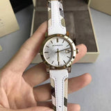 Burberry The City White Dial White Leather Strap Watch for Women - BU9110 Authentic Buy Shop Now