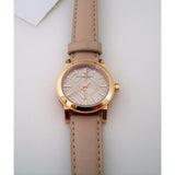 Burberry The City Gold Dial Beige Leather Strap Watch for Women - BU9210 Authentic Buy Shop Now