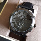 Burberry The City Black Dial Black Leather Strap Watch for Men - BU9364 Authentic Buy Shop Now