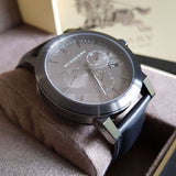 Burberry The City Black Dial Black Leather Strap Watch for Men - BU9364 Authentic Buy Shop Now