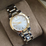 Burberry The City Silver Dial Two Tone Steel Strap Watch for Women - BU9217 Authentic Buy Shop Now