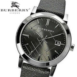Burberry Heritage Grey Dial Black Leather Strap Watch for Men - BU9024 Authentic Buy Shop Now