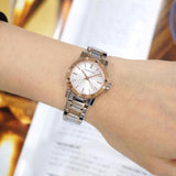 Burberry The City Silver Dial Two Tone Steel Strap Watch for Women - BU9205 Authentic Buy Shop Now