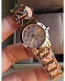 Burberry The City Rose Gold Dial Rose Gold Steel Strap Watch for Women - BU9235 Authentic Buy Shop Now