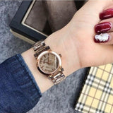 Burberry The City Rose Gold Dial Rose Gold Steel Strap Watch for Women - BU9235 Authentic Buy Shop Now