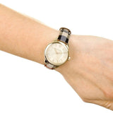 Burberry Classic Champagne Gold Dial Horseferry Leather Strap Watch for Women - BU10104 Authentic Buy Shop Now