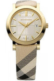 Burberry Heritage Silver Dial Leather Strap Watch for Women - BU1398 Authentic Buy Shop Now