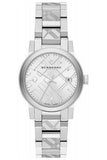 Burberry The City Diamonds Silver Dial Silver Steel Strap Watch for Women - BU9125 Authentic Buy Shop Now
