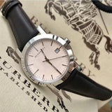 Burberry Heritage Beige Dial Brown Leather Strap Watch for Men - BU1777 Authentic Buy Shop Now