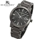Burberry The City Grey Dial Gunmetal Steel Strap Watch for Men - BU9007 Authentic Buy Shop Now