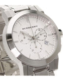 Burberry The City Silver Dial Silver Steel Strap Watch for Men - BU9900 Authentic Buy Shop Now
