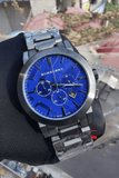 Burberry The City Navy Blue Dial Black Steel Strap Watch for Men - BU9365 Authentic Buy Shop Now