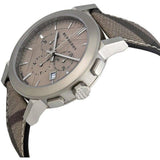 Burberry The City Smoked Brown Dial Brown Leather Strap Watch for Men - BU9361 Authentic Buy Shop Now