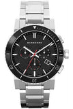 Burberry The City Black Dial Silver Steel Strap Watch for Men - BU9380 Authentic Buy Shop Now