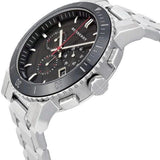 Burberry The City Black Dial Silver Steel Strap Watch for Men - BU9380 Authentic Buy Shop Now