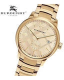 Burberry The Classic Gold Dial Gold Steel Strap Watch for Men - BU10006 Authentic Buy Shop Now