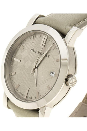 Burberry Heritage Grey Dial Beige Leather Strap Unisex Watch - BU1754 Authentic Buy Shop Now