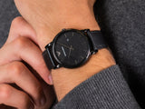 Emporio Armani Classic Black Dial Black Leather Strap Watch For Men - AR1732 Authentic Buy Shop Now