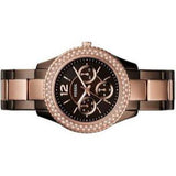 Fossil Stella Multifunction Brown Dial Two Tone Steel Strap Watch for Women - ES4079 Authentic Buy Shop Now