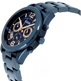 Fossil Perfect Boyfriend Multifunction Blue Dial Blue Steel Strap Watch for Women - ES4093 Authentic Buy Shop Now