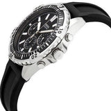 Fossil Garrett Chronograph Black Dial Black Rubber Strap Watch for Men - FS5624 Authentic Buy Shop Now