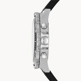 Fossil Garrett Chronograph Black Dial Black Rubber Strap Watch for Men - FS5624 Authentic Buy Shop Now