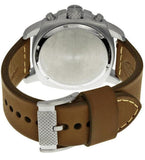 Fossil Modern Machine White Dial Brown Leather Strap Watch for Men - FS4929 Authentic Buy Shop Now