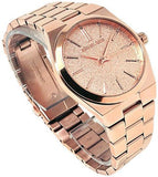 Michael Kors Channing Quartz Rose Gold Dial Rose Gold Steel Strap Watch For Women - MK6624 Authentic Buy Shop Now