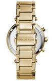 Michael Kors Parker Chronograph Green Dial Gold Steel Strap Watch for Women - MK6263 Authentic Buy Shop Now
