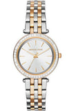 Michael Kors Darci White Dial Two Tone Steel Strap Watch for Women - MK3323 Authentic Buy Shop Now