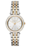 Michael Kors Darci Silver Dial Two Tone Steel Strap Watch for Women - MK3405 Authentic Buy Shop Now