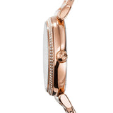 Michael Kors Catlin Black Dial Rose Gold Steel Strap Watch for Women - MK3339 Authentic Buy Shop Now