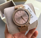 Michael Kors Darci Rose Gold Dial Rose Gold Mesh Bracelet Watch for Women - MK3369 Authentic Buy Shop Now
